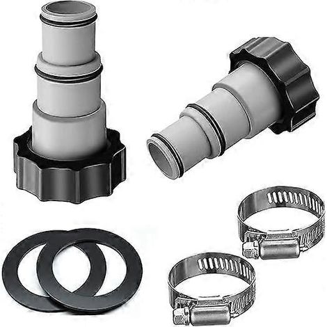 Adaptateur de piscine pour kit de raccordement de piscine Intex, adaptateur de tuyau 32-38 mm pour pompes de piscine (FMY) (1/5)