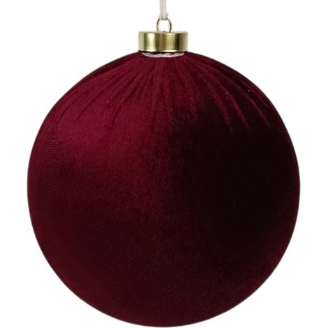 Palla per albero di Natale 20 cm Velluto Bordeaux grande Decorazione casa  Effetto Velluto bordo' addobbo Albero Elegante  Addobbi Natalizi per Casa, Ufficio e Locali (1/4)