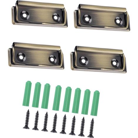4 pinces métalliques pour accrocher des tapisseries au mur, les (1/5)