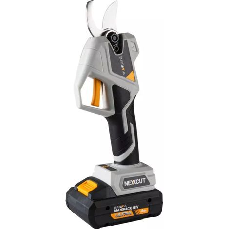 forbice da potatura a batteria nexxcut taglio 28 mm 18v
