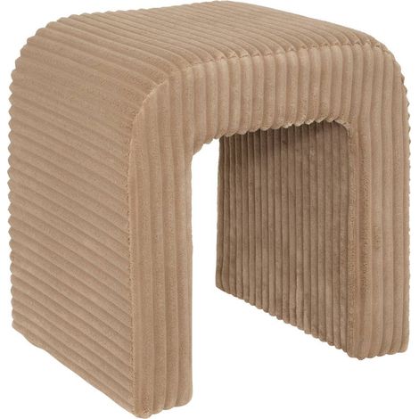 Puff Sevi beige - Atmosphera créateur d'intérieur