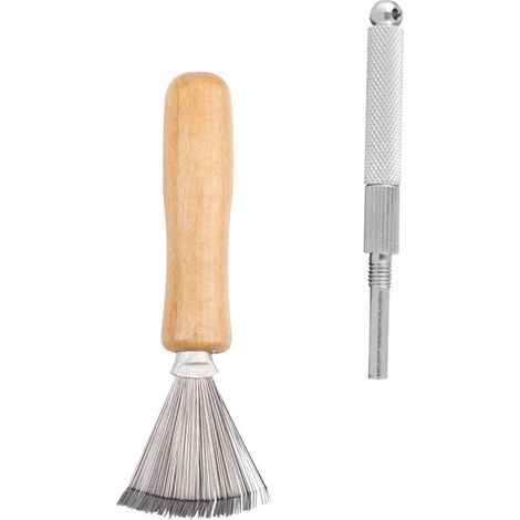 Râteau en Acier Inoxydable Correcteur pour Compositions de Fleurs pour et Outil Pratique de Nettoyage des Déchets Arrangement de Fleurs (1/5)