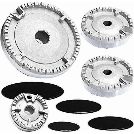 Chapeau de brûleur à gaz universel pour four et plaque de cuisson, compatible avec tous les modèles (1/5)