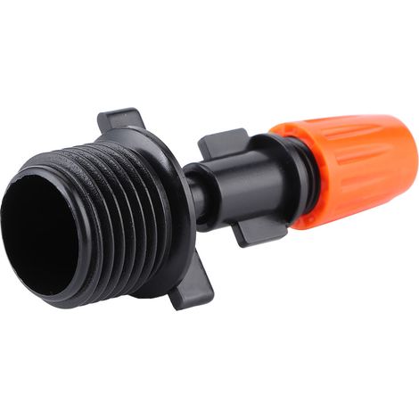 20 Stück G1/2 Zoll Einzelkopf-Orangen-Gartenbewässerungs-Sprühdüsen für Gewächshäuser (1/5)