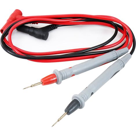2 pièces BST-058 multimètre numérique pointe spéciale stylo de Test universel 20A argenté ultra-fin mètre 1000 V sonde de test multimètre (1/5)