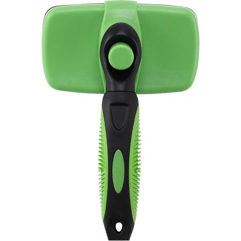 Brosse autonettoyante pour chiens de toutes tailles et chats à poils courts et longs - JBMEDIA (1/4)