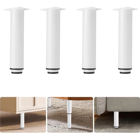 4 Metallmöbelfüße, 7-12 Zoll verstellbare Möbelfüße, geeignet für Sofa, Schrank, Tisch, kann etwa 100 kg tragen (1/5)