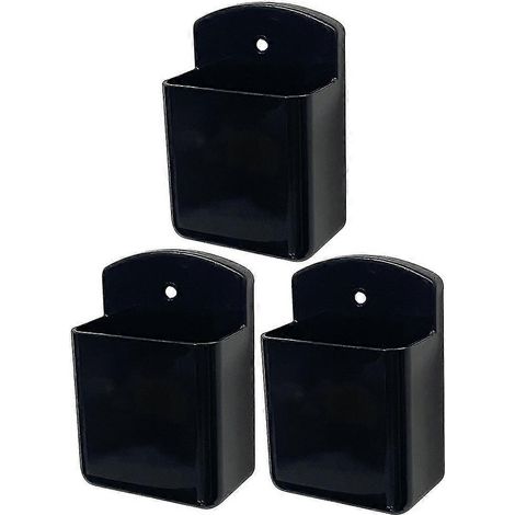 Lot de 3 supports muraux pour télécommandes, sans perçage, organisateurs muraux adhésifs pour télécommandes. (1/4)