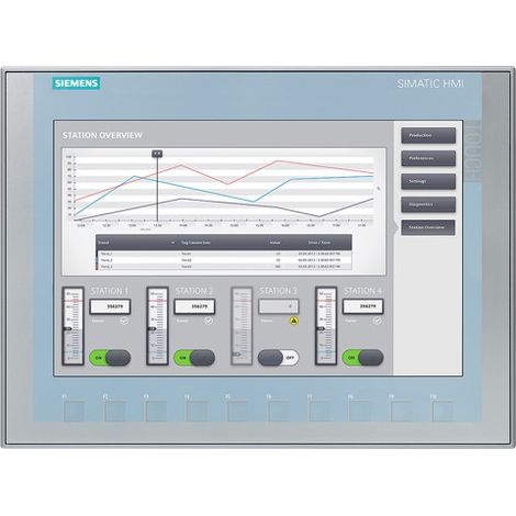 Steuergerät Siemens ktp1200 basic 12 Zoll Touchscreen (1/3)