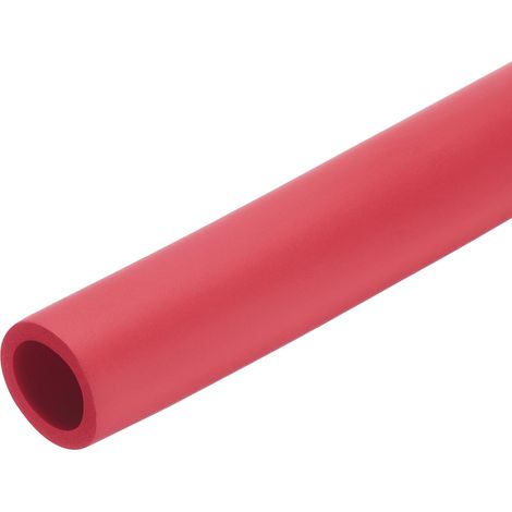 Tube d'Isolation en Mousse 50cm, Conduits Isolants Conservation Chaleur ID 25mm OD 35mm, Isolant Tuyau Caoutchouc Extérieur pour Support Poignée Chauffage Tube Climatisation, Rouge (1/5)