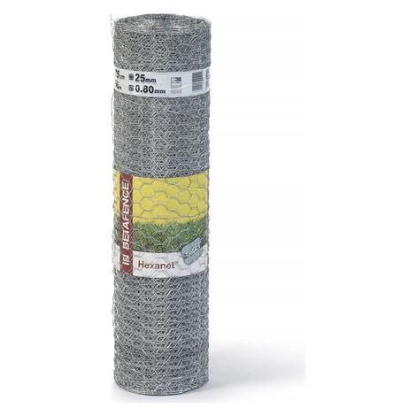 Grillage hexagonal galvanisé, 0,5 m x 5 m