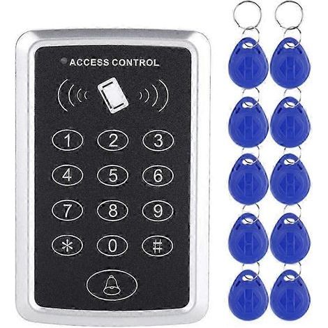 Clavier de contrôle d'accès RFID 125 kHz, lecteur de cartes électromagnétiques, système de contrôle d'accès, ouvre-porte de porte, système de clavier