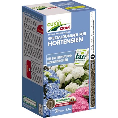 Cuxin Hortensiendünger 1,5 kg Moorbeetpflanzendünger Rhododünger Azaleendünger