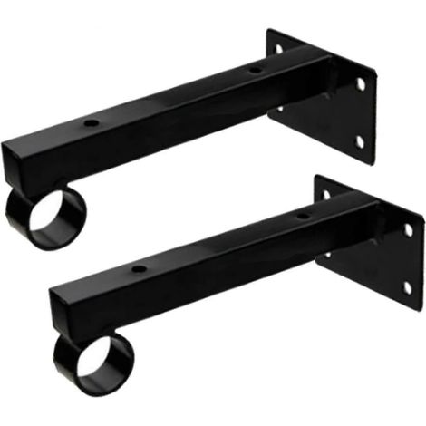 Supports d'étagères, étagères flottantes carrées industrielles, 150 mm - AquaForge (1/5)