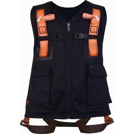 HARNAIS GILET DELTA PLUS 2 POINTS D'ACCROCHAGE (DORSAL/STERNAL) TAILLE XXL - HAR12GILNOXX (1/2)