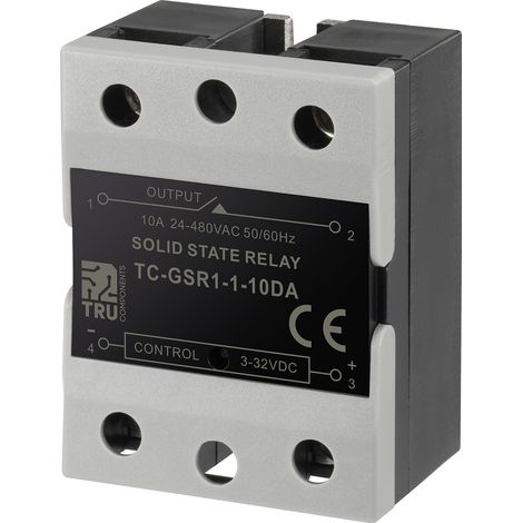 TRU COMPONENTS Halbleiterrelais TC-GSR-1-10DA 10 A Schaltspannung (max.): 480 V/AC Gleichstromschalt (1/4)