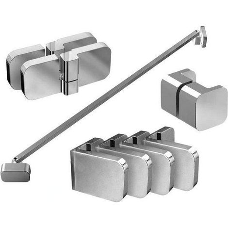 Ravak Brilliant - Kit de montage B SET BSDPS 80, 90 R pour cabine de douche, chrome D01000A075