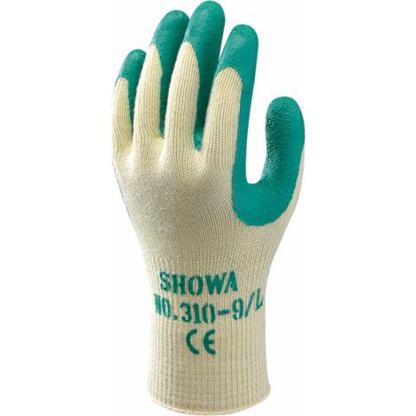 SHOWA Handschuh 310, grün Gr. S 10 Stk