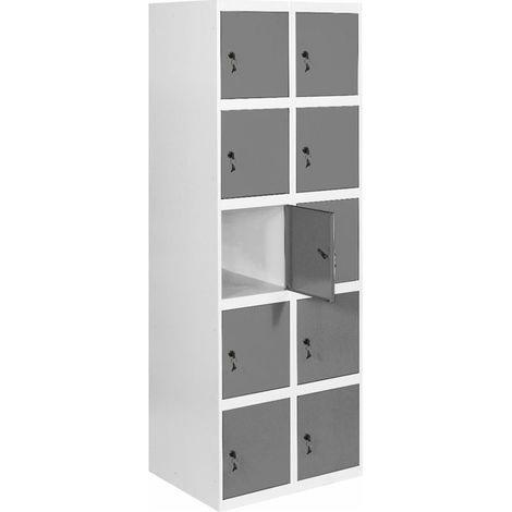 Taquilla 1800x600x500 SIMONLOCKER PROFESIONAL 5 PUERTA 2/10 300 (600)BL/AN marca SIMONRACK