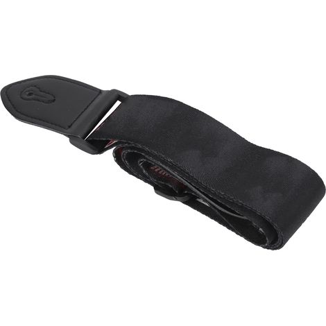 Sangle de guitare acoustique personnalisable, réglable avec extrémités en cuir PU, design imprimé unique. (1/5)