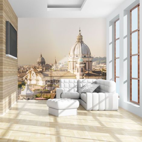 Papier Peint "Rome & Vue à Vol D'oiseau" 231 x 300 cm (1/2)