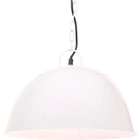 Lampada a sospensione industriale vintage 106 x 41 cm che crea un'atmosfera accogliente in ferro bianco 020046673