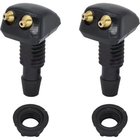 2Pcs Auto Frontscheibe Washer Düsen Windschutzscheibe Washer Düse Jet Düsen Sprayer Universal Frontscheibe Düse Wischer Spray (1/5)