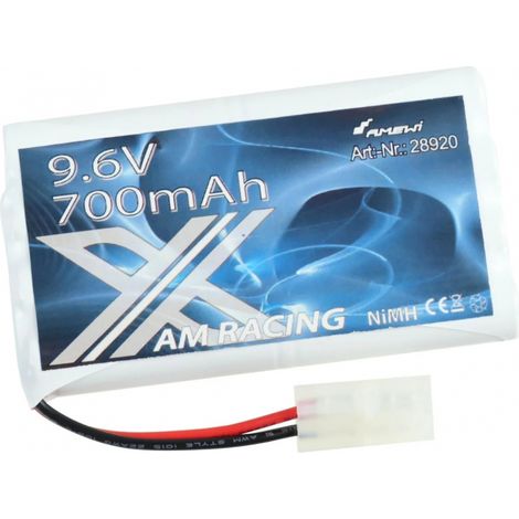 AMEWI AMXRacing Ni-MH Akku 9.6V 700mAh, Tamiya Stecker