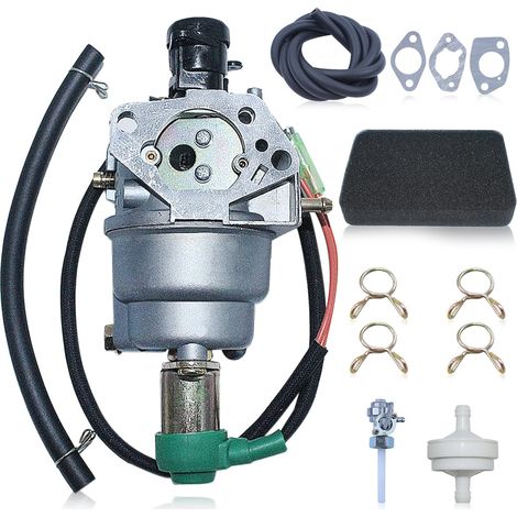 Atunne 1PZ F6C-G39 Carburateur pour Honda GX270 GX340 GX390 GX420 11HP 13HP 16HP Tondeuse à gazon, avec Vanne de commutation, Jeu de Joints, Remplacement 16100-ZE3-V01 (1/5)