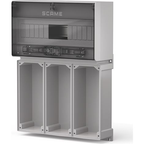 Scame proxima soporte modular 317x438x110mm gris - 573.5131