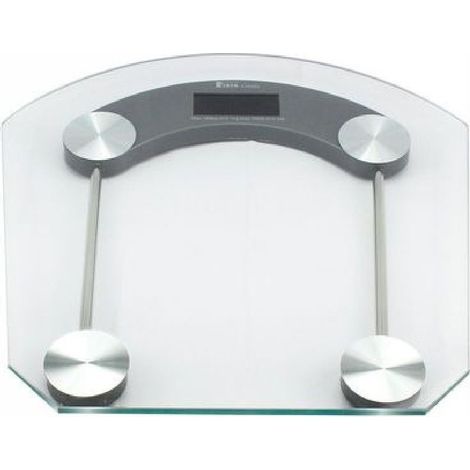 TrAdE Shop Traesio - Bilancia Pesapersone Digitale Pesa Persona Elettronica Vetro Fino A 180kg 60427 - (1/2)