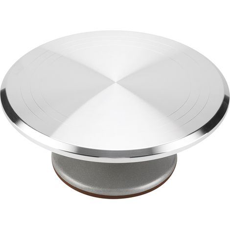 Plateau tournant en aluminium de 30 cm pour la décoration de gâteaux (1/5)