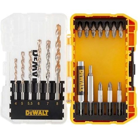 DeWalt DT70712-QZ Juego de 19 piezas Brocas y Puntas Negro