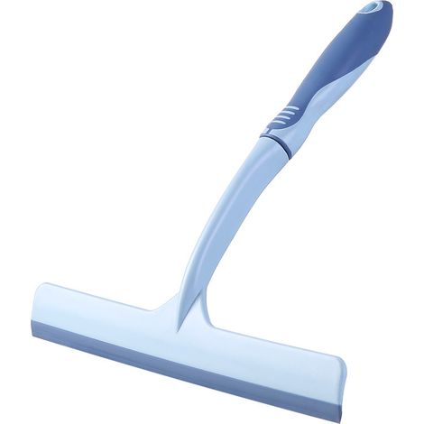 Hängender Gummiabzieher, Mini-Duschabzieher, Multifunktionsabzieher für Glasduschtüren (blau, 2er-Set) (1/5)
