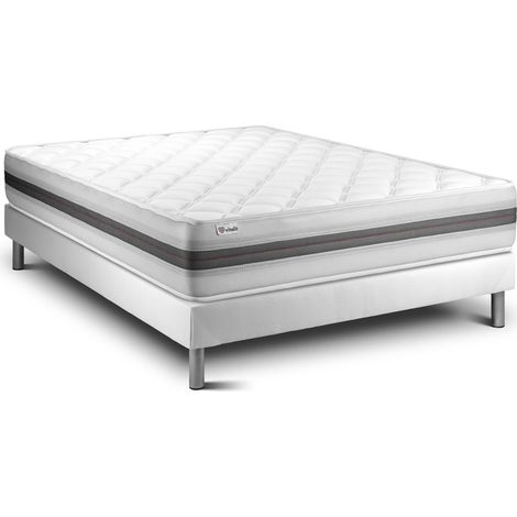 Matratzen- und Lattenrost-Set 160x200 cm - Vitalmemo Back