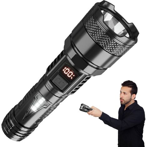 Generic Small LED Flashlights,Small Powerful Flashlights - Portable Camping Flashlights - High Power LED Flashlight, Portable Torch, Camping Light for Outdoor (1/5)