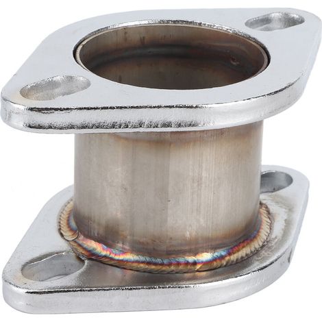 Jeffergarden Silencieux Tuyau Extension Bride D'échappement En Acier Inoxydable Adaptateur Automobile Universel