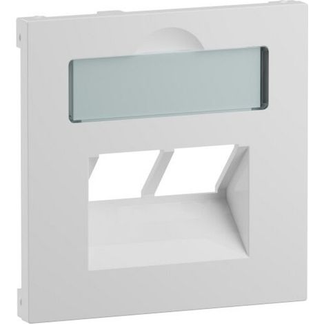 Legrand Abdeckung SEANO 2x RJ45 f.Datendosen ultraws