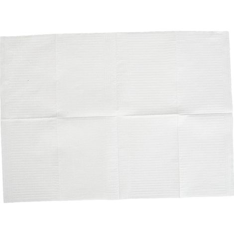 Lot de 80 serviettes de table jetables pour nail art, tapis, bavoirs dentaires imperméables pour patients, fournitures dentaires et médicales, blanc (1/5)