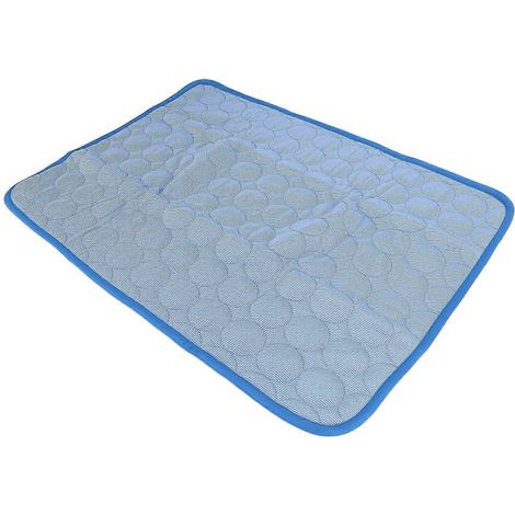 Tapis rafraîchissant pour chien pliable, lavable et respirant, idéal pour l'été, à la maison et en voyage. (1/2)