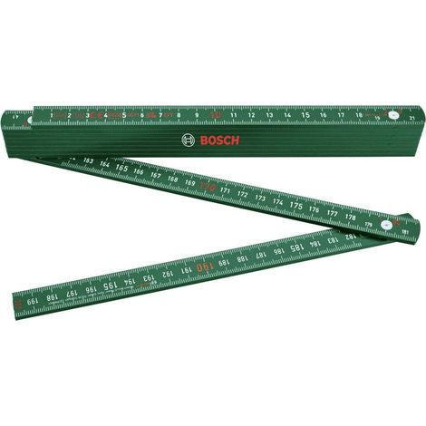 Bosch Regla plegable verde 2 m plegable y compacta (1/3)