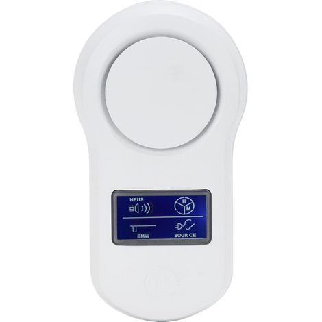 BG305 Multifunctional Ultrasonic Repellent for Mice, Mosquitoes and Insects – LCD Screen, 150 m², White (1/5)