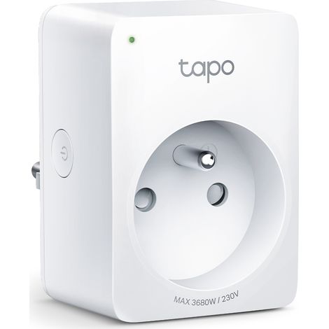 Tp-Link – Prise connectée WiFi avec suivi de consommation – Programmation automatique – Commande vocale Alexa et Google Assistant – Design compact