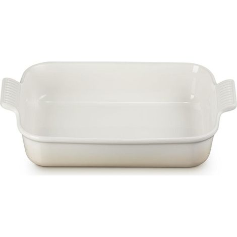 Le Creuset Plat Rectangulaire Céramique Meringue 4L (1/3)