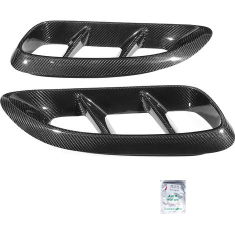 Grille de ventilation latérale en Fiber de carbone, 2 pièces, garniture de garde-boue, adaptée pour 718 Cayman / Boxster (1/4)