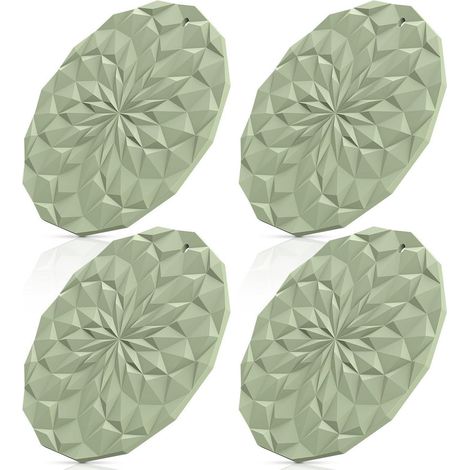 Silikon Topfuntersetzer 4er-Pack, 18,8cm, hitzebeständig, rutschfest