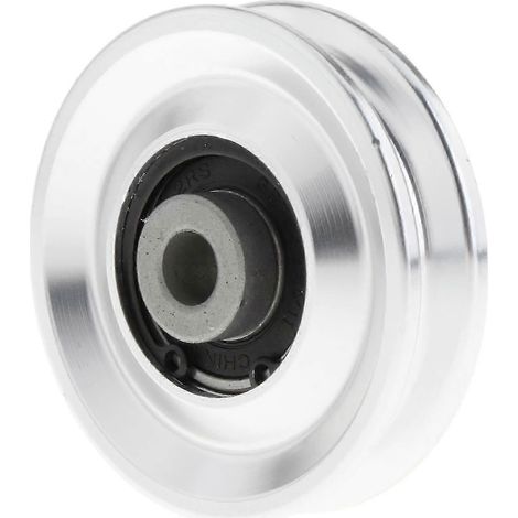 Bearing Pulley Wheel Gym Accessory Universal for Cable Machine Gym Equipment 54mm Silver (1/5)
