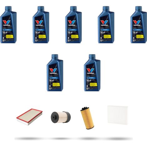Kit tagliando 4 FILTRI e 7L OLIO compatibile con Renault Laguna III 2.0 dCI 96kw dal 2007 (1/5)