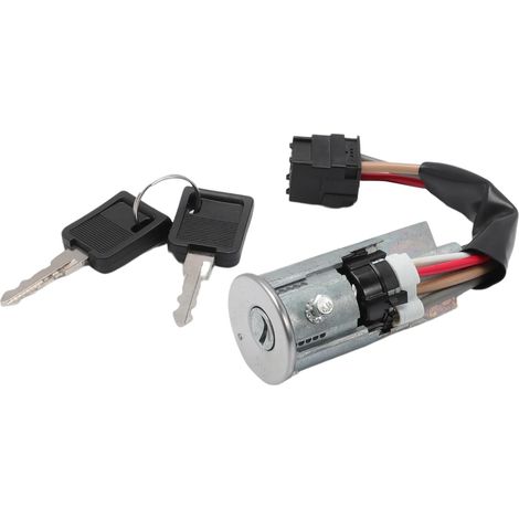 serrure antivol direction contacteur pour TRAFIC ESPACE R9 7700739966 contacteur demarrage Avec 2 clés,Interrupteur d'allumage serrure (1/5)