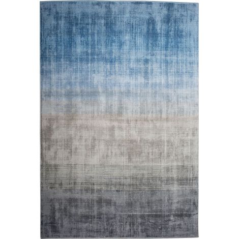 Teppich ERCIS Blau 140 x 200 cm Viskose
